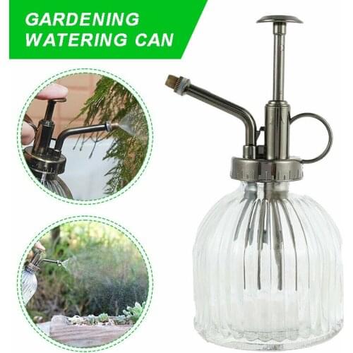 Retro Glass Watering Pot Spray Bottle Gardening Plant Flower Water Sprayer 200ml Watering Irrigation Garden Supplies