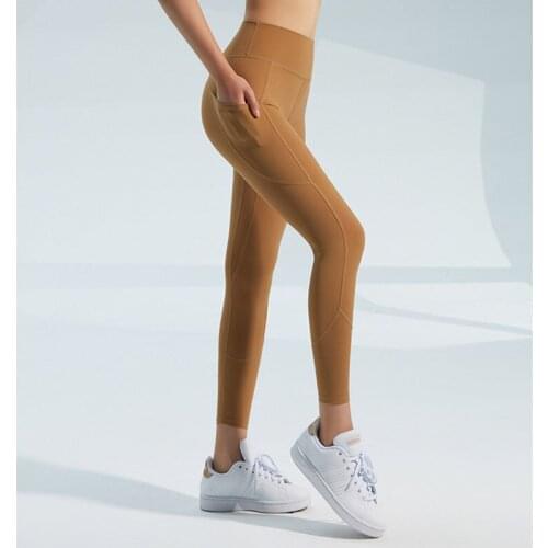 Sexy Yoga Pants Fitness Sports Leggings Naked-Feel Push Up Leggings Female Running Trousers High Waist Yoga Leggin Gym Pants