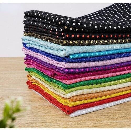 Sequins Fabric Tulle Mesh Lace Stage Fabric for Sewing Stage Performance Dance Skirts Dress Fabrics DIY Garments Craft Cloth