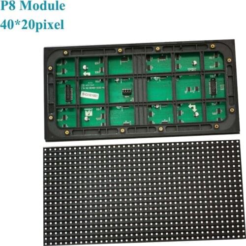 P8 Outdoor LED Display Screen Module 40*20 Pixel Full Color Led Panel 320*160mm Led Sign