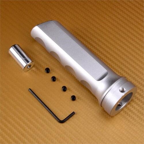 High Quality Silver Car Handbrake Cover Handle Protector Hand Brake Sleeve Kit Universal