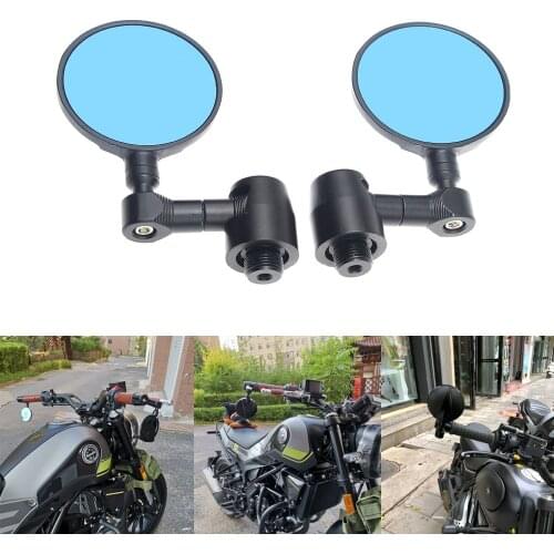 Motorcycle Bar End Side Rear View Mirror for Benelli TNT 125 300 600 25 150 Leoncino Bn302 BJ150 Trk 502/302