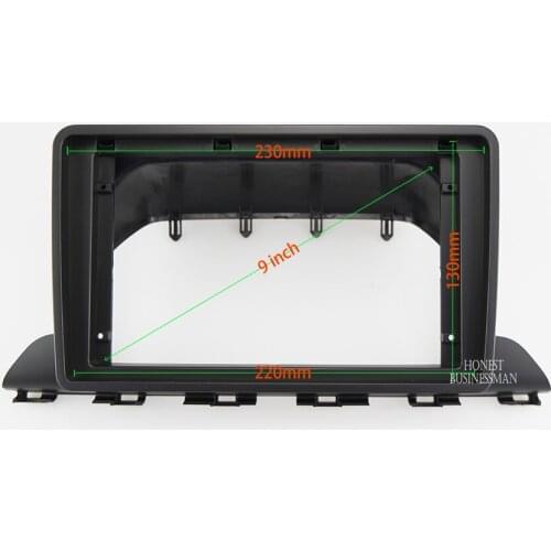 9 INCH Car Audio Frame GPS Navigation Fascia Panel Car dvd Plastic Frame Fascia is suitable for 2021 HYUNDAI HB20