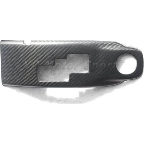 Car Accessories Dry Carbon Fiber Matte Finish Interior Trim Fit For 2008-2014 R35 GTR Gear Surround Trim Car-styling