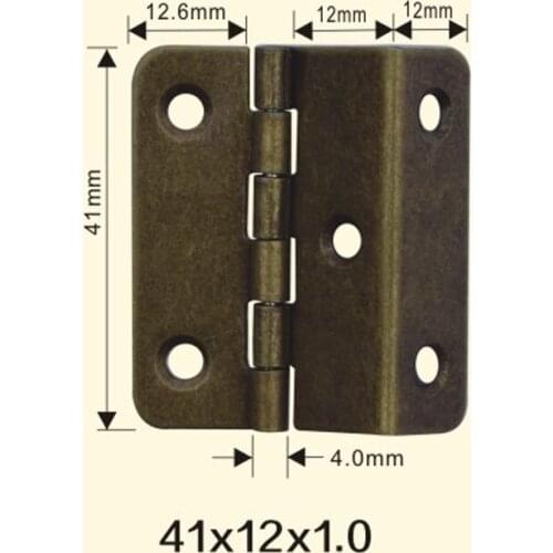 Freeshipping 41*12*1mm Iron Metal Hinge Sewing Machine Folding Table Furniture Flip Tray Hinges Big Door Hinges
