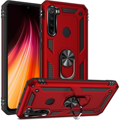 For Xiaomi Redmi Note 8T Case Cover Armor Rugged Military Shockproof Magnetic Holder Ring Case for Xiaomi Redmi Note 8T 8 T