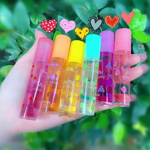 Flower Moisturizing Strawberry Colorless Lip Gloss Transparent Lipstick Makeup