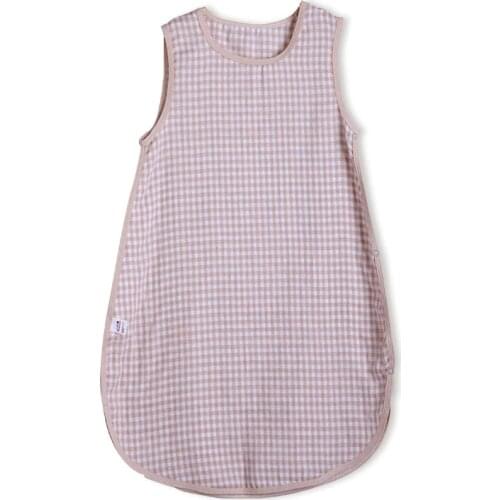 Baby Sleeping Bag Sleep Sack Muslin Blanket Thin Soft Vest Type Cotton Gauze Newborn Sleepwear 80 CM