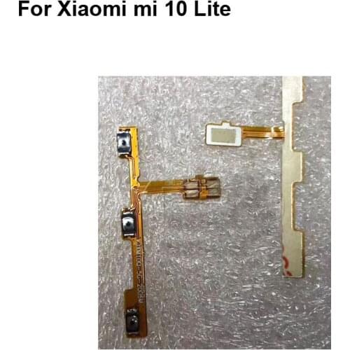 For Xiaomi mi 10 Lite Power Volume Button Flex Cable For Xiaomi mi 10Lite Power On Off Volume Up Down Connector Mi10 Lite