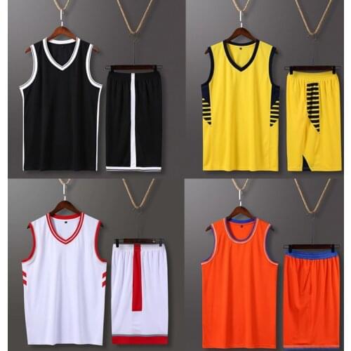DIY Custom Shirt kid&Men Basketball Uniforms Sets Men College Basketball Jerseys shorts Professional Throwback Basketball jersey