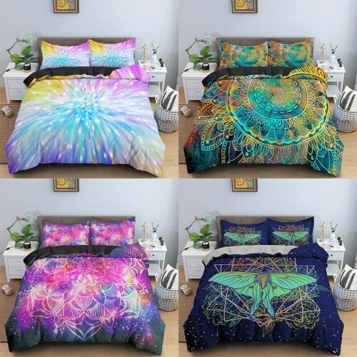 3D Abstract Bedding Set Mandala Duvet Cover Quilt Cover Queen King Comforter Cover Bedding for Kids