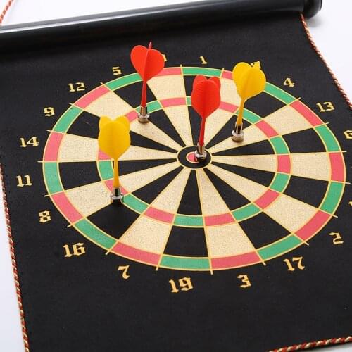 Magnetic two-sided darts target flocking dart target safety fitness training professional toys
