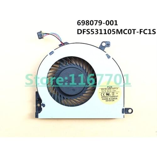 New Original Laptop/Notebook CPU Cooling Fan for HP Envy M4 m4-1017tx m4-1018tx m4-1019tx TPN-P102 698079-001 DFS531105MC0T-FC1S