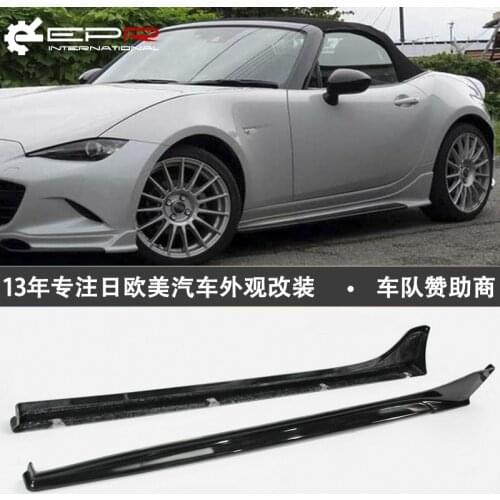 Suit For Mx5 Mazda Nd Rf Esqueleto Carbon Fiber Shovel Modified Side Skirt