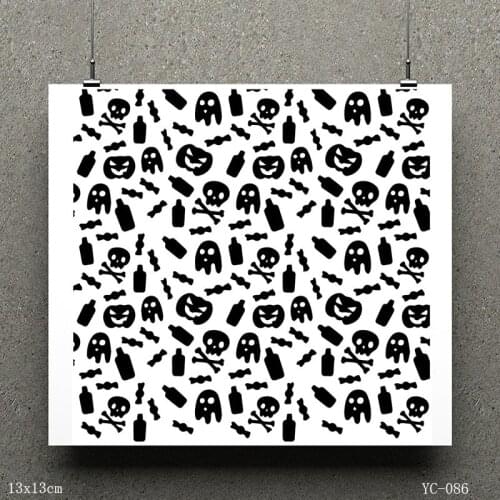 AZSG Halloween skull Clear Stamps/seal for DIY Scrapbooking/Card Making/Photo Album Decoration Supplies