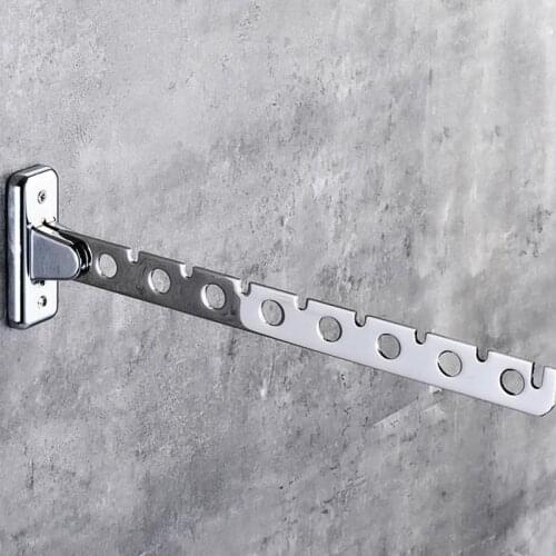 Steel Foldable Swing Coat Hook Wall Mount Clothes Hanging Laundry Towel Rack Hanger Holder Bathroom Drying Home