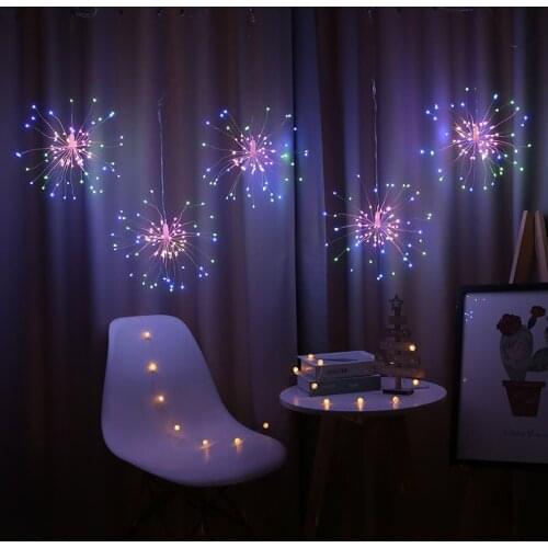 Led String Copper Wire Fairy Lights Garland Lights Outdoor Fireworks Christmas Lights Christmas Party Decoration Lights