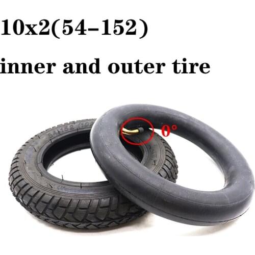 10x2 Thickened Pneumatic Inner and Outer Tires 10x2(54-152) Tyre Wheels for Childrens Bicycle Electric Scooter