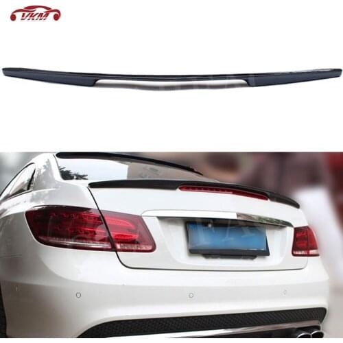 Carbon Fiber Rear Spoiler for Benz E Class W207 C207 E260 E350 Coupe 2 Door 2010 - 2016 FRP Rear Bumper Trunk Wings