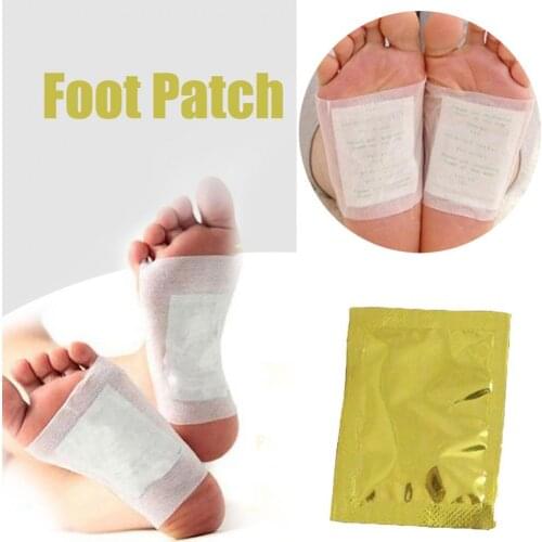 2Pcs/Set Relieve Fatigue Foot Patch Mild to Skin No Side Effects Natural Feet Cleansing Herbal Adhesive Patch for Unisex