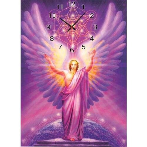 Diamond painting Nordic Minimalist Wall Clock Art Clock Ornament Restaurant Cafe Shop Circle Wall Clock Modern Design Home Decor