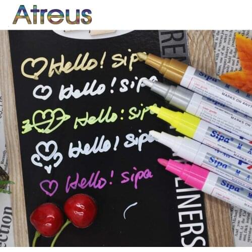 Car Styling Car Tyre Tread CD Metal Graffiti Marker Pen for Citroen C4 C5 Hyundai Solaris I30 Ix35 Creta Ford Fiesta Fusion Opel