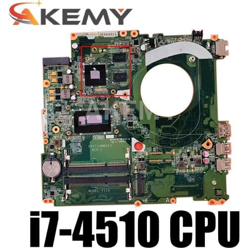 For HP 17-F Laptop Motherboard With i7-4510 CPU DDR3L 767412-001 767412-501 767412-601 DAY11AMB6E0 100% fully Tested