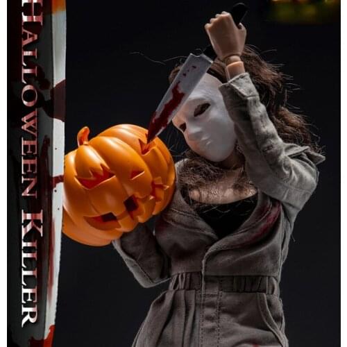 Estartek BBK008 1/6 Halloween Killer Girl Melva Action Figure for Fans Gift