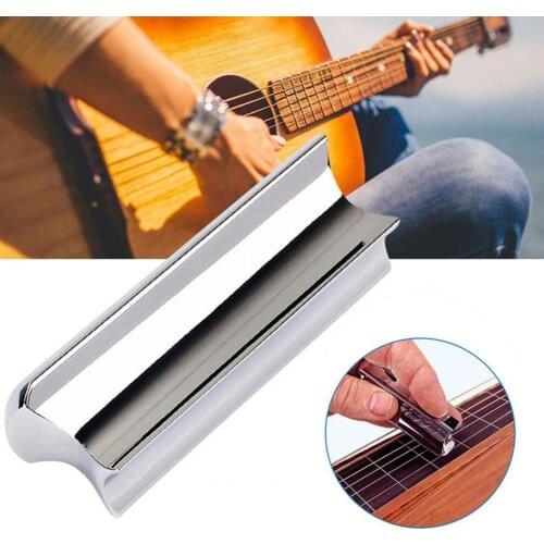 Guitar Slide Bar Professional Anti-Rust Zinc Alloy Solid Electric Guitar Pitch Glide Stick Slider Tube For Guitar Bass Accessory