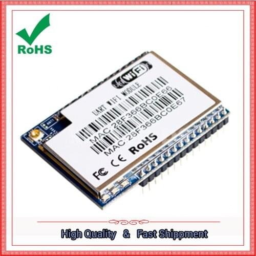 HLKRM04 embedded WIFI to serial wireless transparent transmission module microcontroller uart serial port WIFI