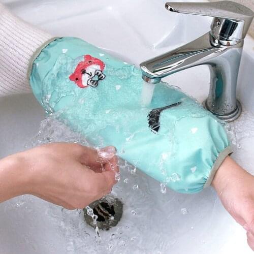 Quality Waterproof Arm Oversleeve Cute Sleeve for Household Use Antifouling Home Cleaning Kitchen Oversleeve Long Arm Sleeves