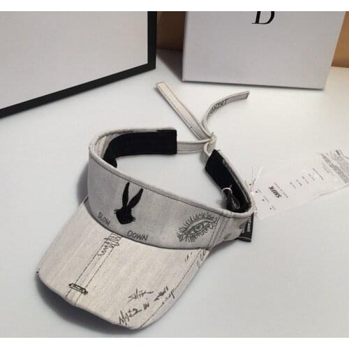 Summer new Bugs Bunny embroidery cowboy capless cap baseball hat female sun hat sun hat sun hat tide brand wild style