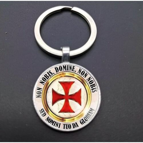 Classic Emergency Medical Technician Dome Glass Keychain Alloy Keychain Fashion Badge