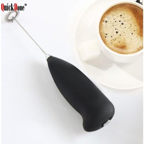 Kitchen Egg-beater Handheld Stainless Steel Electric Milk Blender Frother Foam Mixer Stirrer Coffee Maker Tools NDK0356