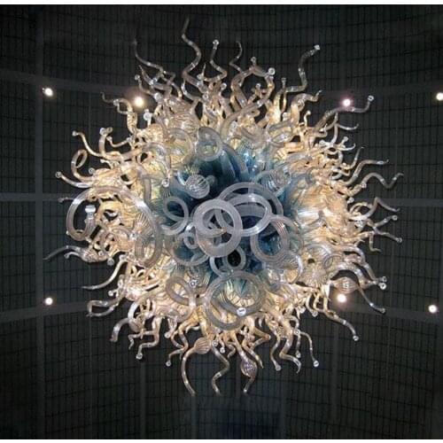 Handmade Blown Art Decoration Colored Small Colored Crystal Murano Glass Chandelier