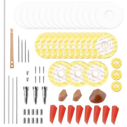 M MBAT 70Pcs/Set Flute Repair Tool Parts Stainless Screws Flute Accessories Woodwind Musical Instrument Maintenance Repair Kit