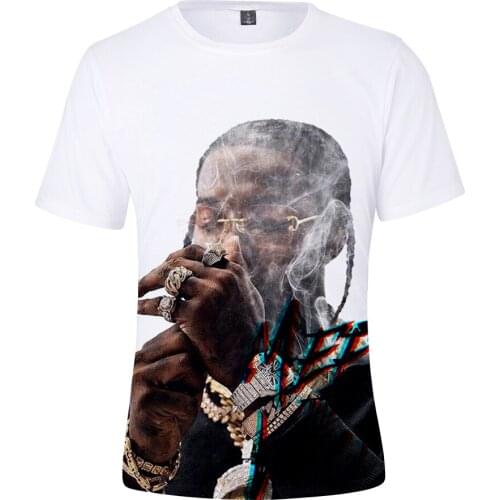 Newest Pop Smoke T-Shirt New Item 3D Printed 2020 Summer Cool T-shirt Casual Tees Hip Hop Tshirt Streetwear Spring Summer
