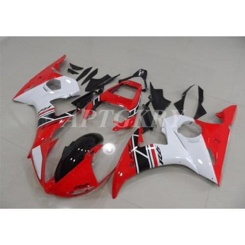 New ABS Plastic Shell Motorcycle Fairing Kits Fit For Yamaha YZF 600 R6 2003 2004 2005 R6 03 04 05 Custom Red White
