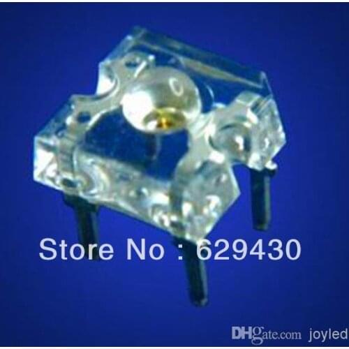 Wholesaleround hat Super Flux 3mm Led red diode transparent 1000pcs/lot