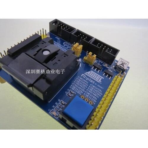 Original ATMEL IC Test Seat ATMEGA64/128/645/325/169 Burning Programm QFN64 Socket Adapte