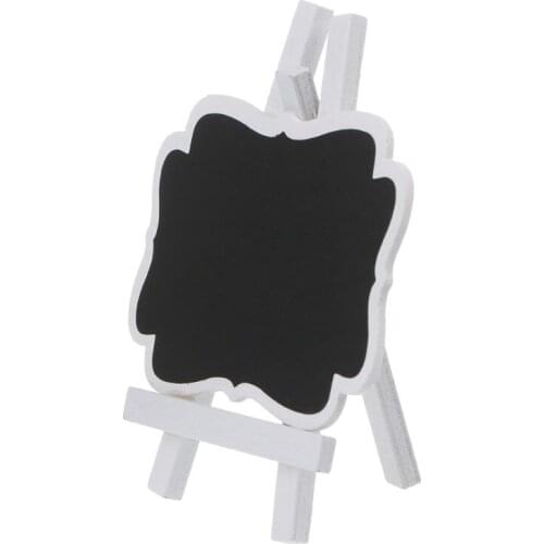 Durable Mini portable Wooden Chalkboard Blackboard frame DIY decoration for art store home