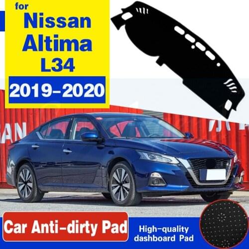 For Nissan Altima 2019 2020 L34 Anti-Slip Mat Dashboard Cover Pad Sunshade Dashmat Protect Carpet Anti-UV Car Accessories Rug