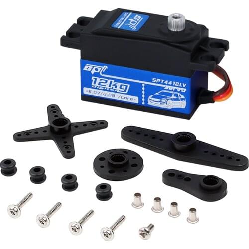 12KG Metal Gear Digital Core Servo SPT4412LV for 1/10 RC On-Road Touring Drift Car Tamiya Kyosho