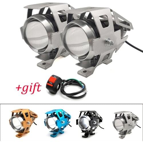 Motorcycle LED Headlights U5 Led Spotlight moto light Fog Spotlights 12V For Yamaha XMAX300 x max 125 250 400 300 VMAX v max