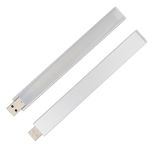 SANHOOII USB 15SMD LED Night Light 5V Aluminum Alloy Desk Reading lamp Camping Book USB Gadget for Notebook Computer PC Power