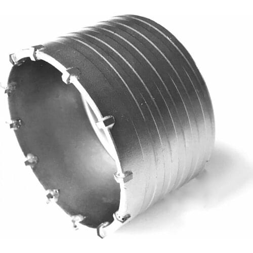 Free shipping 1PC carbide tipped wall hole saw 100*72*M22 strengthened electric Hammer hole saw for wall