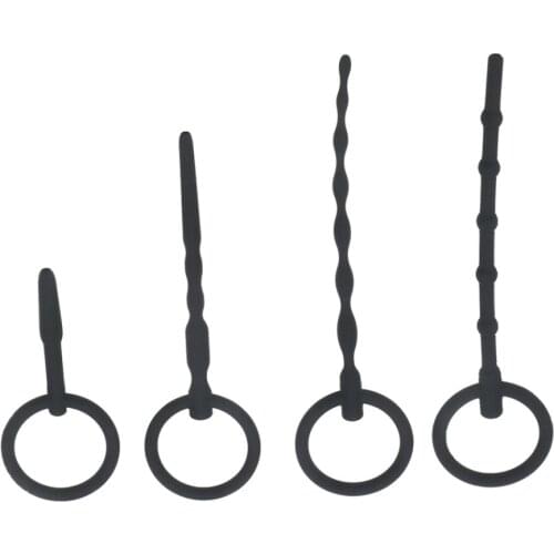 Silicone Penis Plugs Male Masturbator Urethral Stimulation Urethral Catheter Sounds Stimulator Dilator