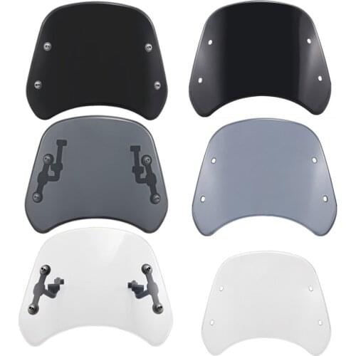 Motorcycle Windshields Headlight Windshield Instrument Visor Wind Deflector Protector For Benelli Leoncino 250 500 Trail