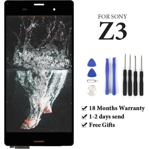 For Sony Xperia Z3 LCD Display With Touch Screen With Frame Assembly Replacement For Sony Xperia Z3 LCD D6603 D6633 D6653 D6683