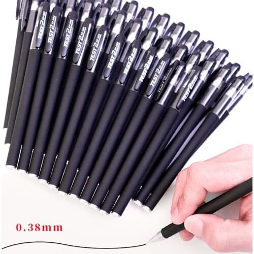 10pcs High Quality 0.5 0.38mm Clear Liquid Ink Ball Pen For Student School Office